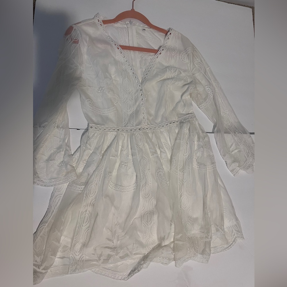 Short White dress